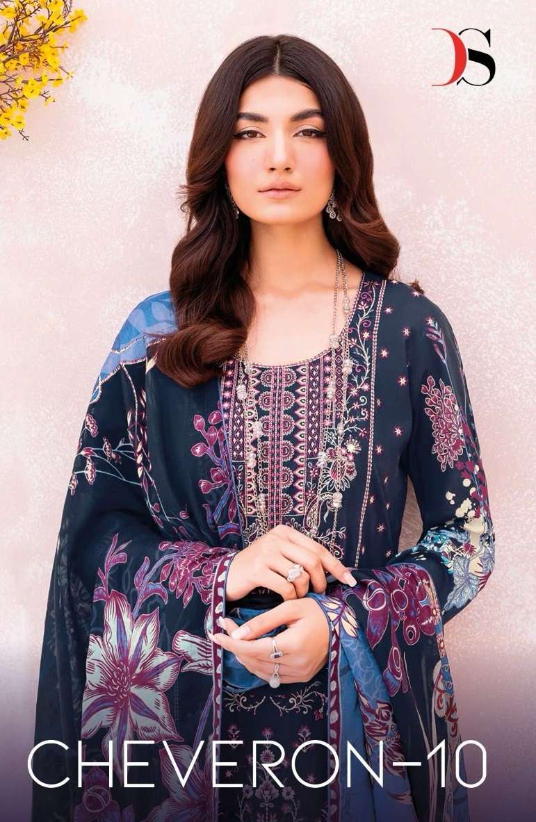 Cheveron lawn-10 by DEEPSY SUITS